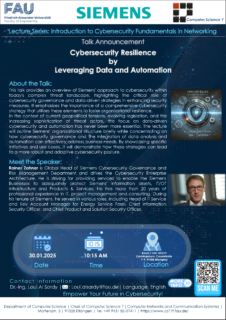 Zum Artikel "Empower Your Future in Cybersecurity: Lecture by Rainer Zahner"